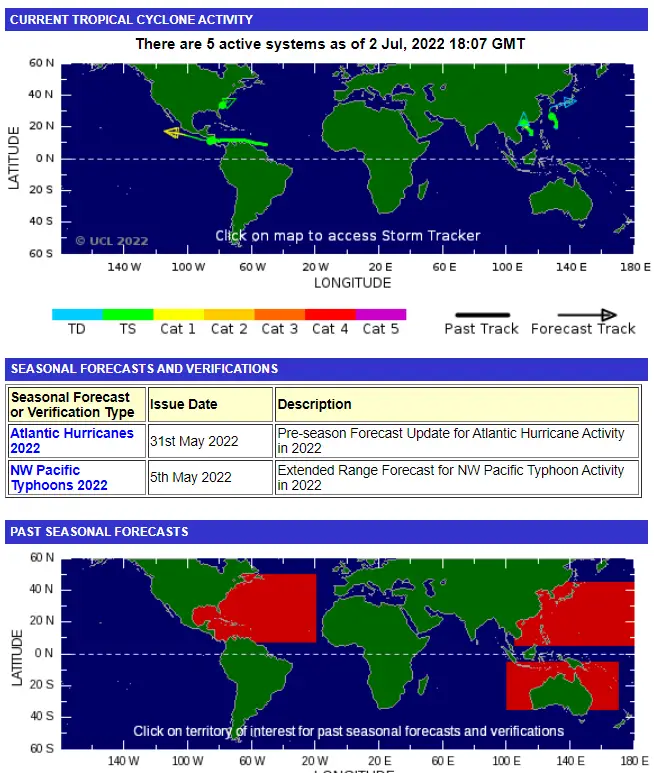 Tropical Storm risk Tropical Storm risk