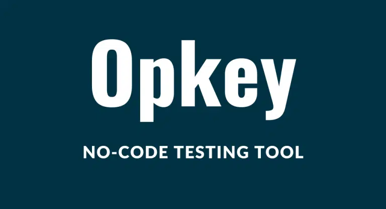 Opkey Codeless Testing Tool