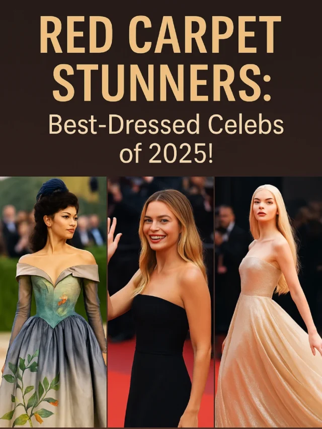 Red Carpet Stunners: Best-Dressed Celebs of 2025!